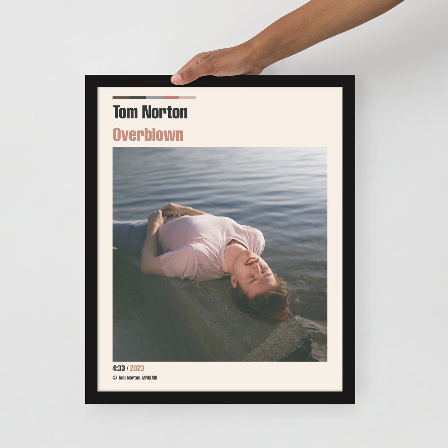 Overblown Framed poster