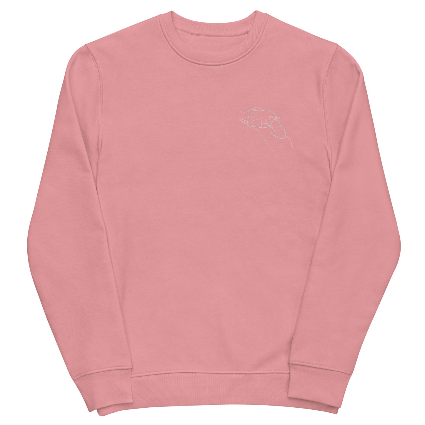 Unisex Embroidered Overblown Sweat