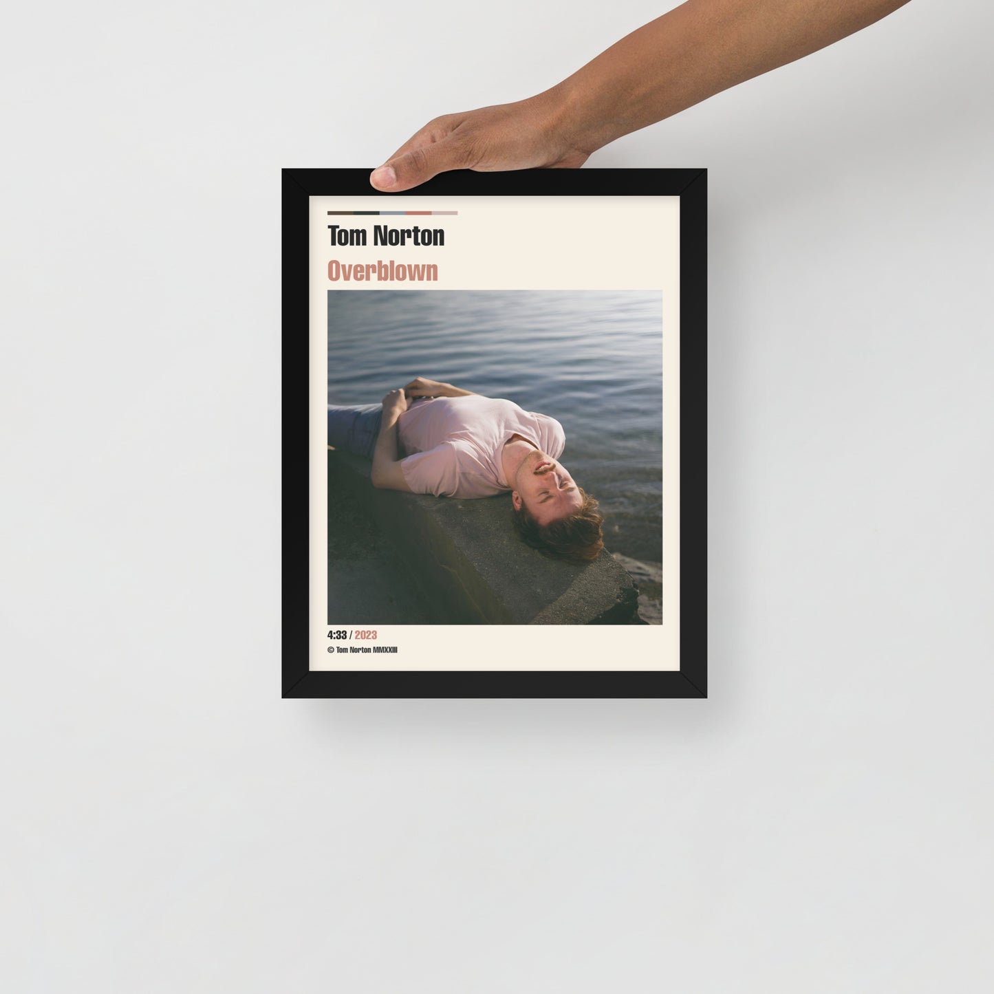 Overblown Framed poster