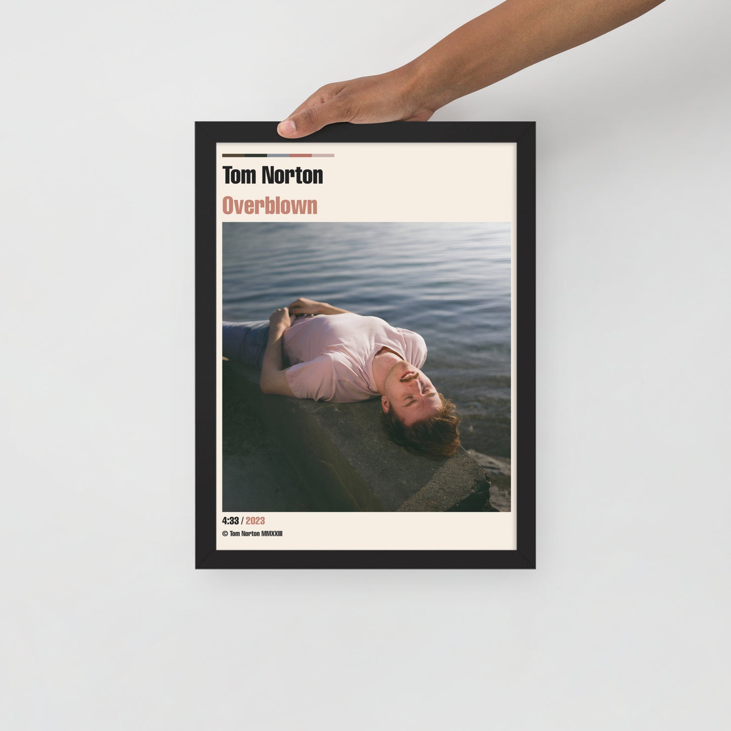 Overblown Framed poster
