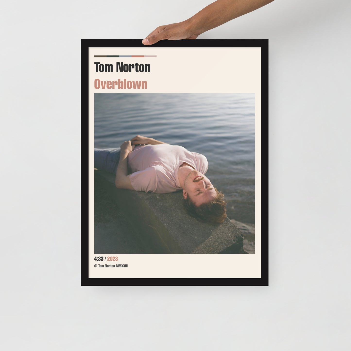 Overblown Framed poster