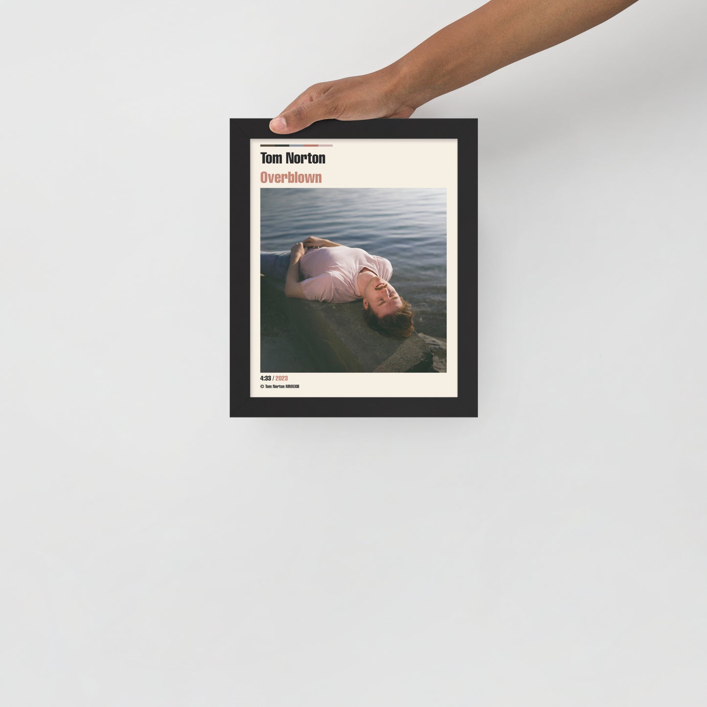 Overblown Framed poster