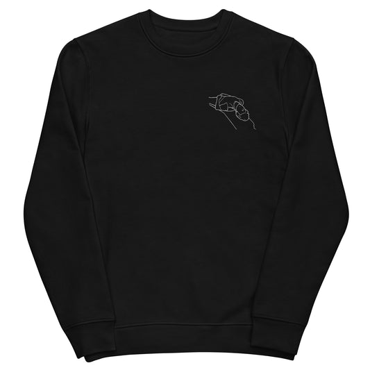 Unisex Embroidered Overblown Sweat